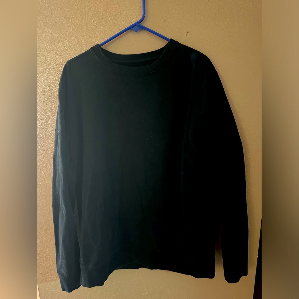All Saints Madsen Crewneck Sweatshirt- Black XL EUC